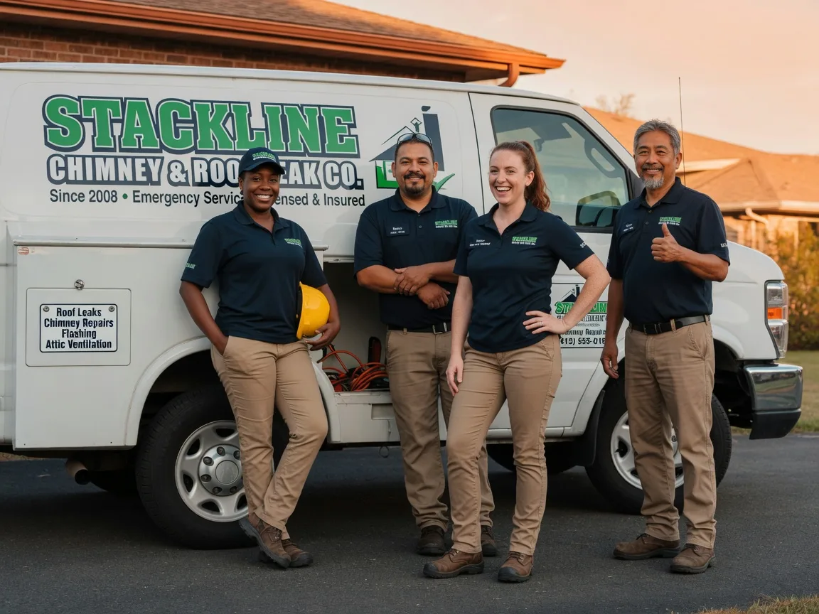 Chimney flashing repair company in Brownsville, MN